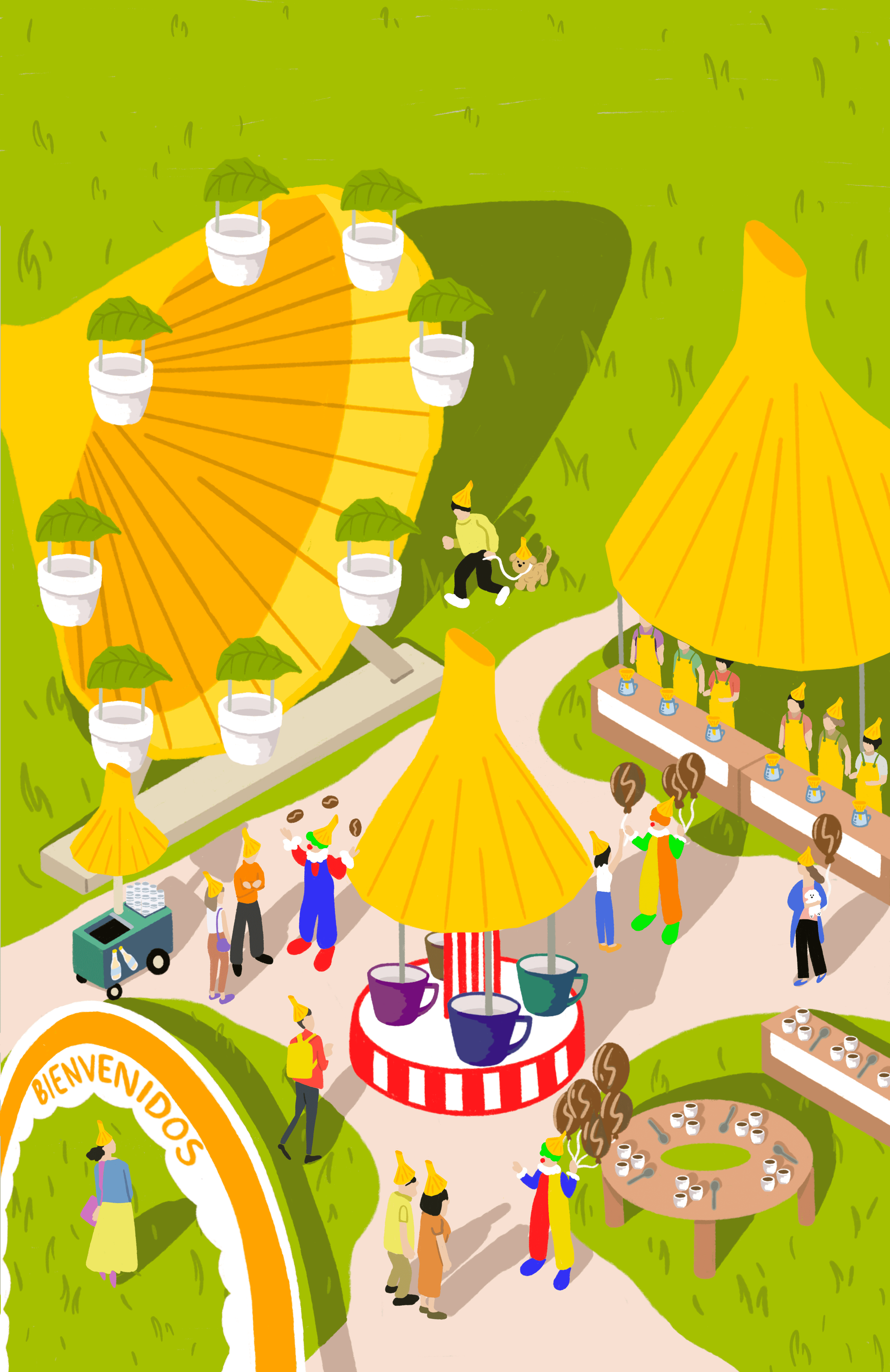 Cartel del Festival del embudo